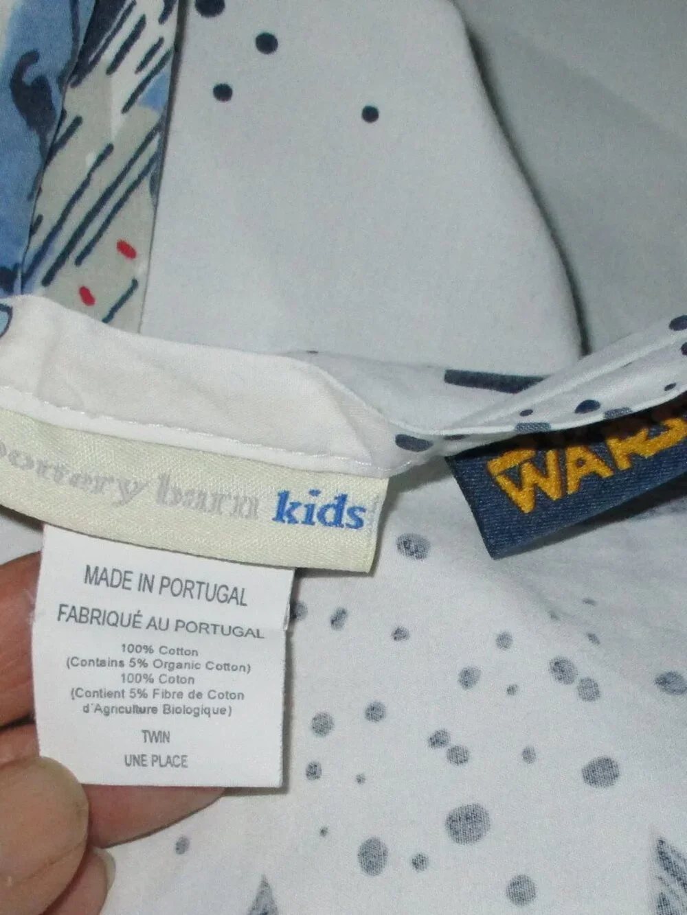 Pottery Barn Kids Twin Star Wars Flat Sheet
